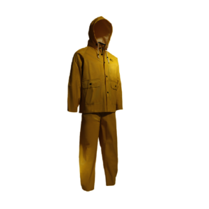 Dunlop Protective Footwear 3X Yellow Webtex .65 mm PVCPolyester Rain Suit