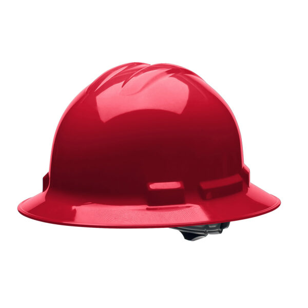 DUO FULL-BRIM STYLE HELMET, 4-POINT RATCHET SUSPENSION