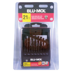 Disston Blu-Mol 21-Piece Black Oxide Drill Bit Set