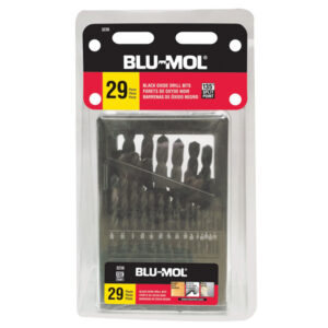 Disston Blu-Mol 29-Piece Black Oxide Drill Bit Set