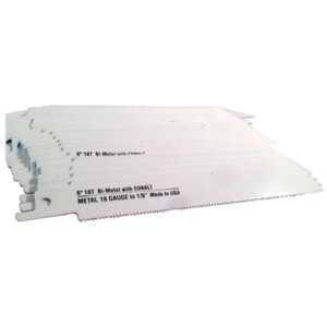Disston Blu-Mol Bi-Metal Reciprocating Saw Blades (Metal) (6476-50), 18 TPI, 6" x 3/4" x 0.035", 50/Pkg