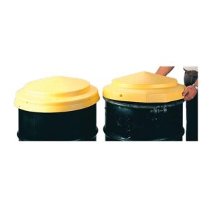 Eagle 23" X 5" Yellow HDPE Closed Head Drum Cover