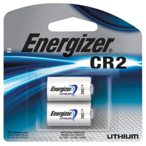 Energizer CR2 Lithium Photo/Camera Batteries, 2/Pkg
