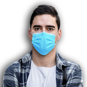 DISPOSABLE EARLOOP FACE MASK, 3-PLY PLEATED CONSTRUCTION, ADJUSTABLE FLAT NOSEPIECE, 50 PIECES PER DISPENSER BOX, 40 DISPENSERS PER CASE, FOR NON-MEDICAL USE, LEVEL 2