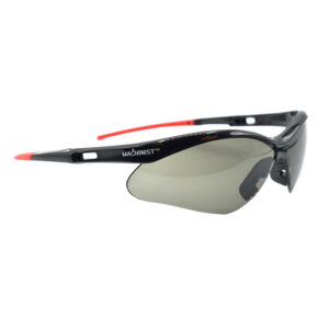 MACHINIST LITE CLEAR FRAME, CLEAR ANTI-FOG LENS, SINGLE WRAP-AROUND LENS, INJECTED TEMPLE PADS