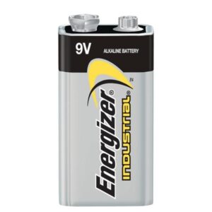 Energizer Industrial 9V Alkaline Batteries, 12/Pkg