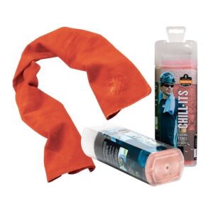 Ergodyne Orange Chill-Its 6602 PVA Evaporative Cooling Towel