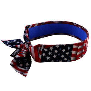 Ergodyne Stars & Stripes Chill-Its 6700CT CottonPVA Evaporative Cooling Bandana