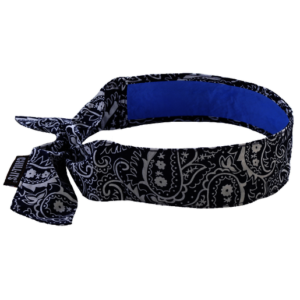 Ergodyne Navy Western Chill-Its 6700CT CottonPVA Evaporative Cooling Bandana