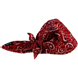 Ergodyne Red Western Chill-Its 6710CT CottonPVA Evaporative Cooling Hat