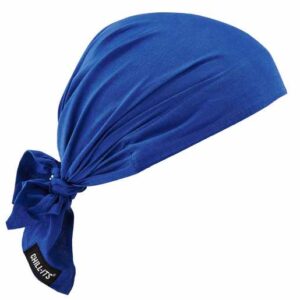 Ergodyne Chill-Its 6710CT Hat w/ Cooling Towel, Blue, 1/Each