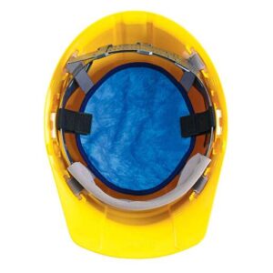 Ergodyne Blue Chill-Its 6715CT PVA Evaporative Cooling Hard Had Pad With Cooling Towel