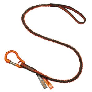 Ergodyne Orange Poly Webbing Squids 3100F(x) Tool Lanyard With Single Carabiner