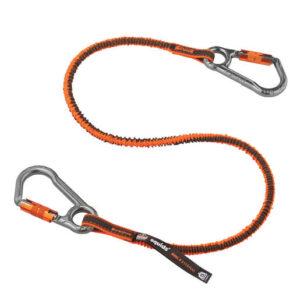 Ergodyne Orange Poly Webbing Squids 3118F(x) Tool Lanyard With Dual Locking Carabiner