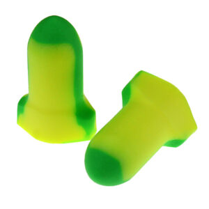 Radians Deterrent 32 Disposable Foam Earplugs, Uncorded, Yellow/Green, 200/Box