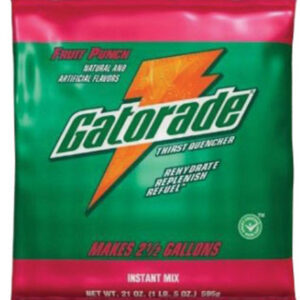 Gatorade 8.5 Ounce Instant Powder Concentrate Packet Fruit Punch Electrolyte Drink - Yields 1 Gallon (40 Packets Per Case)