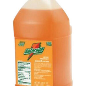 Gatorade 1 Gallon Liquid Concentrate Bottle Orange Electrolyte Drink - Yields 6 Gallons (4 Each Per Case)