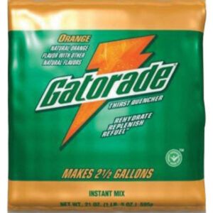 GATORADE ORANGE YEILD 2.5 GALLON INSTANT POWDER 21OZ PACKET 32CA