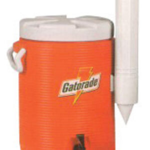 Gatorade 5 Gallon Orange And White Dispenser Cooler With Fast Flow Faucet And Handles