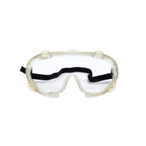 INDIRECT VENTILATION, CLEAR ANTI-FOG POLYCARBONATE LENS, ELASTIC STRAP
