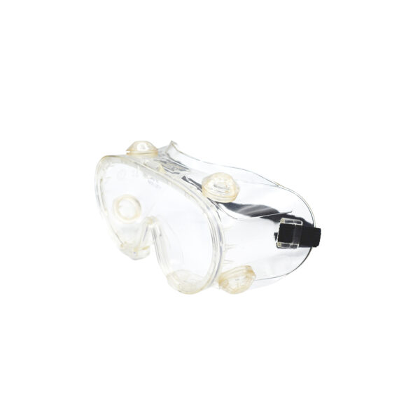 INDIRECT VENTILATION, CLEAR POLYCARBONATE LENS, ELASTIC STRAP