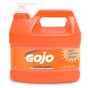 GOJO 1 Gallon Bottle White NATURAL* ORANGE Citrus Scented Heavy Duty Hand Cleaner