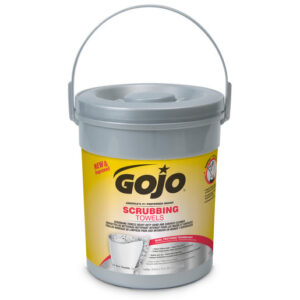 GOJO 72 Count Canister Fresh Citrus Scented Heavy Duty Hand Cleaner TowelsWipes