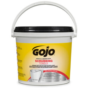 GOJO 170 Count Bucket Fresh Citrus Scented Heavy Duty Hand Cleaner TowelsWipes