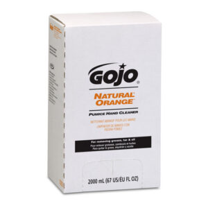 GOJO 2000 mL Refill White NATURAL* ORANGE Citrus Scented Heavy Duty Hand Cleaner
