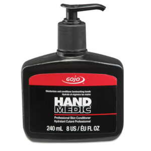 GOJO 8 Ounce Bottle White HAND MEDIC Fragrance-Free Skin Conditioner