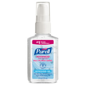 GOJO 2 Ounce Bottle Clear PURELL Fragrance-Free Hand Sanitizer
