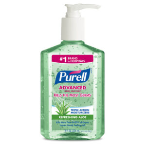 GOJO 8 Ounce Bottle Green PURELL Fragrance-Free Hand Sanitizer