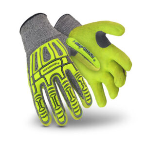 HEXARMOR RIG LIZARD THIN LIZZIE 13 GAUGE HIGH PERFORMANCE POLYETHYLENE, FIBERGLASS AND TPR CUT RESISTANT GLOVES WITH SANDY NITRILE COATED PALM