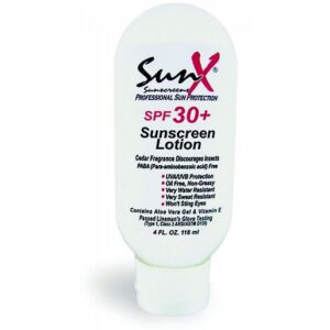 Honeywell 4 Ounce Bottle SunX Cedar Scented Sunscreen Lotion