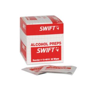 Honeywell 1" X 2 12" Alcohol Wipes (50 Per Box)