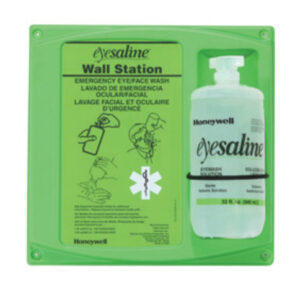 Honeywell 16 Ounce Bottle Eyesaline Sterile Eye Wash Wall Station