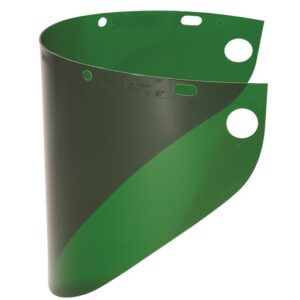 Honeywell Fibre-Metal 8" X 16 12" X .06" Dark Green Propionate Faceshield