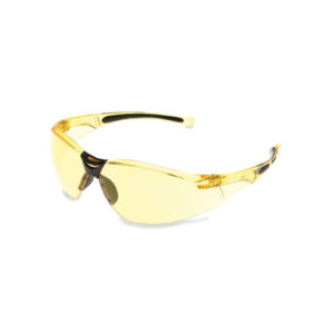 Honeywell Uvex A800 Amber Safety Glasses With Amber Polycarbonate Anti-ScratchHard Coat Lens