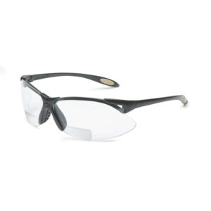 Honeywell Uvex A900 Readers 2.5 Diopter Black Safety Glasses With Clear Anti-ScratchHard Coat Lens