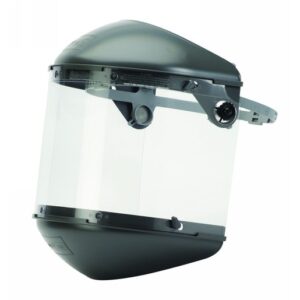 Honeywell Fibre-Metal Model FM5400DCCL 8" X 16 12" X .06" Clear Propionate Faceshield System