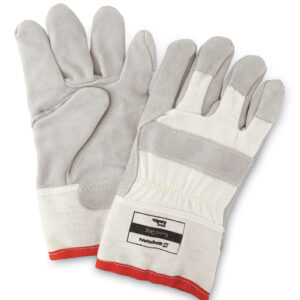 Honeywell One Size Fits Most GUARDDOG 7 Gauge Leather And Canvas Cut Resistant Gloves With Leather Knuckle Strap