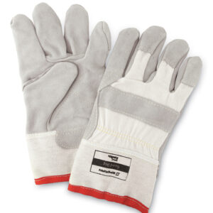 Honeywell Jumbo GUARDDOG 7 Gauge Leather And Canvas Cut Resistant Gloves With Leather Knuckle Strap