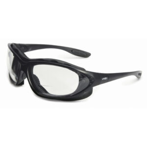 Honeywell Uvex Seismic 1.5 Diopter Black Safety Glasses With Clear Anti-Fog Lens