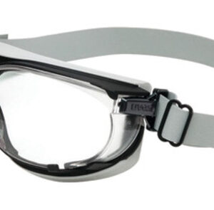 Honeywell Uvex Carbonvision Chemical Splash Impact Goggles With Black And Gray Low Profile Frame And Clear Dura-streme Anti-FogAnti-ScratchHard Coat Lens