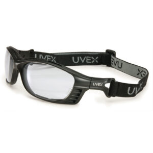 Honeywell Uvex Livewire Blue Safety Glasses With Clear Anti-Fog Lens