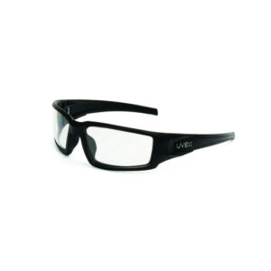 Uvex by Honeywell Hypershock Black Safety Glasses With Clear Polycarbonate Hydroshield Anti-Fog Lens