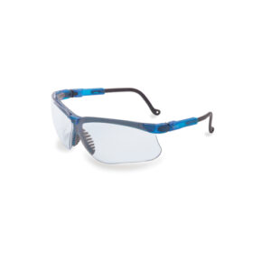 Honeywell Uvex Genesis Vapor Blue Safety Glasses With Clear Anti-ScratchHard Coat Lens
