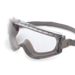 Honeywell Uvex Stealth Indirect Vent Chemical Splash Impact Goggles With Gray Low Profile Frame And Clear HydroShield Anti-Fog Lens