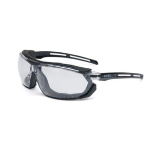 Honeywell Uvex Tirade Black Safety Glasses With Clear Anti-Fog Lens