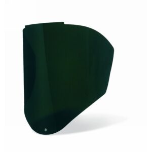 Honeywell Uvex Bionic 9 12" X 14 14" X .040" Green Shade 5 Uncoated Polycarbonate Faceshield
